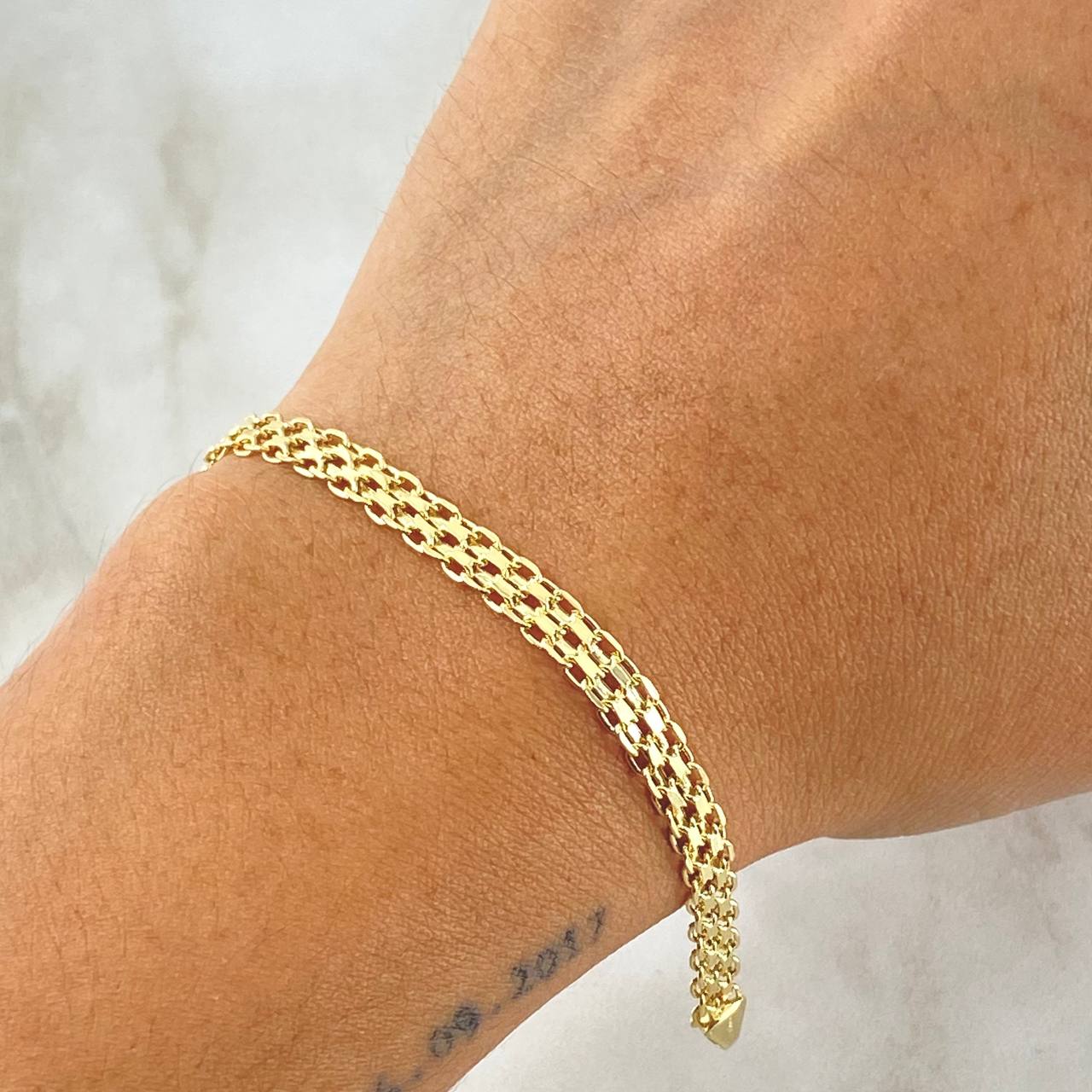 Pulso Chino 6gr / 7 3/4 in / 4.95mm Oro Amarillo 18K ©