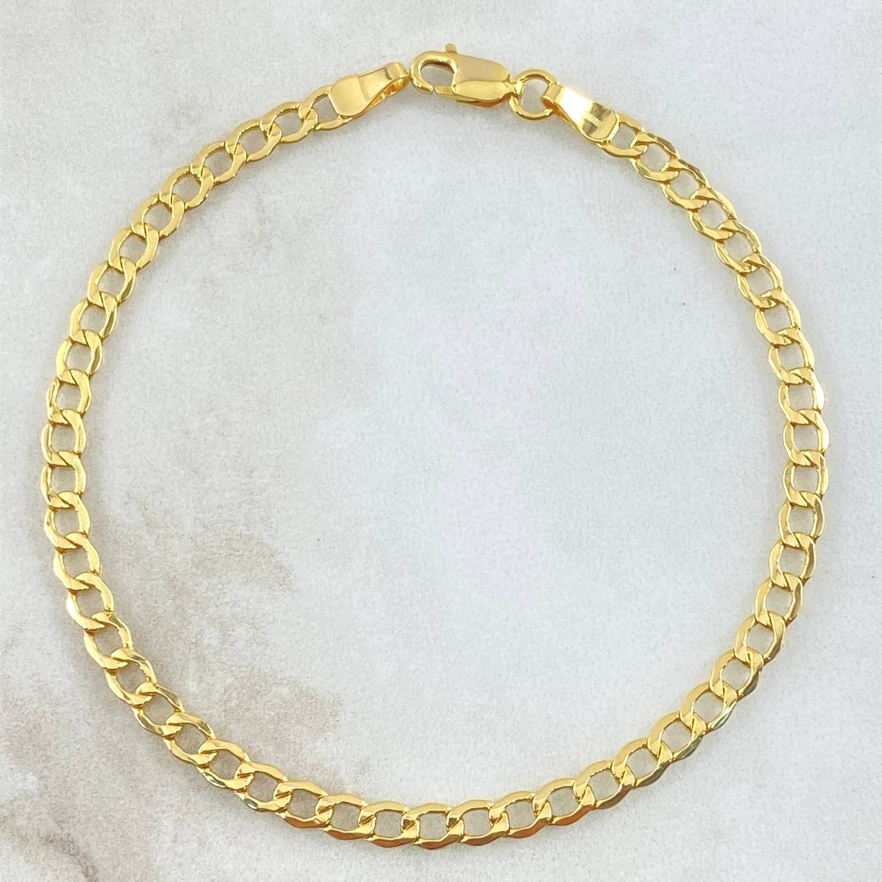 Cuban Links Bracelet 3.1gr / 20.5cm / 3.8mm Yellow Gold +0 18K