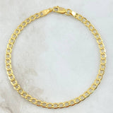 Cuban Links Bracelet 3.1gr / 20.5cm / 3.8mm Yellow Gold +0 18K