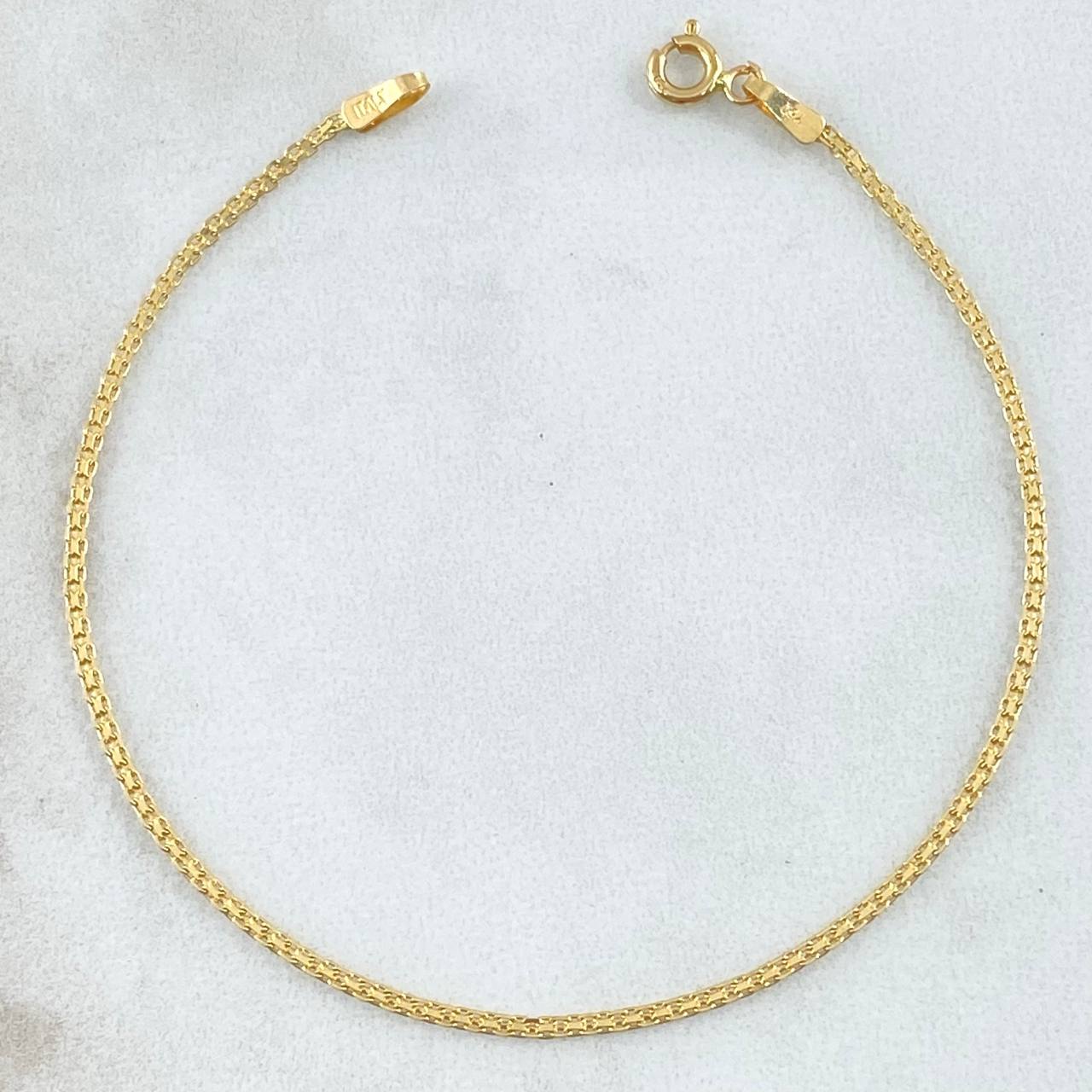 Bracelet 1.1gr / 18cm / 1.3mm Yellow Gold +1 18K ©