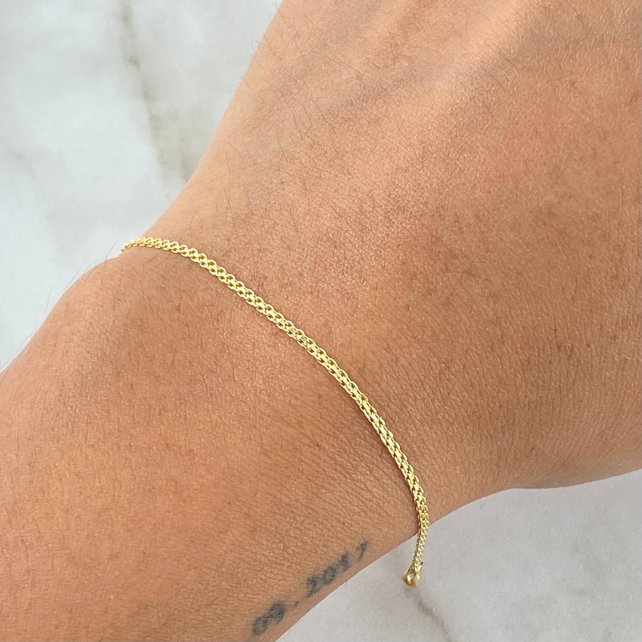 Bracelet 1.5gr / 19cm / 1.6mm Yellow Gold +1 18K *