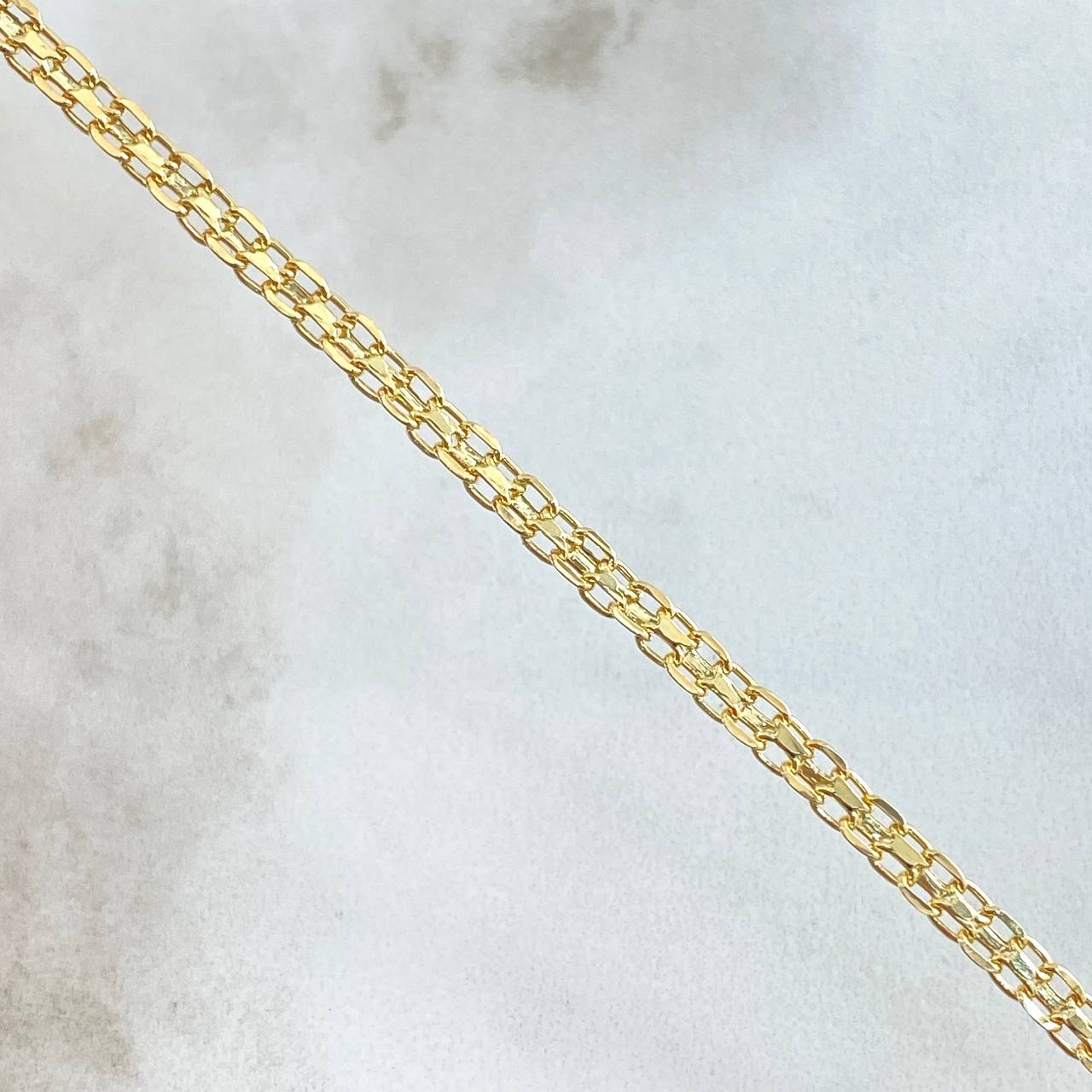 Pulso Chino 3.3 g / 7 1/2 in / 2.55 mm Oro Amarillo 18K