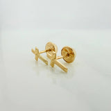 Topos Cruz 0.5gr / 8.16mm Oro Amarillo 18K %