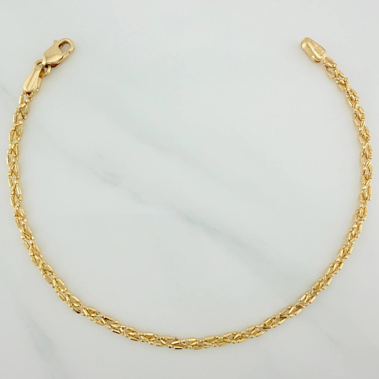 Pulso Morse 2.4gr / 7 1/4 in / 2.32mm Oro Amarillo +3 18K $