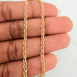 Morse Bracelet 2.3g / 7 in / 2.1mm Yellow Gold 18K