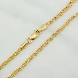 Morse Bracelet 2.4g / 7 in / 2.2mm Yellow Gold 18K