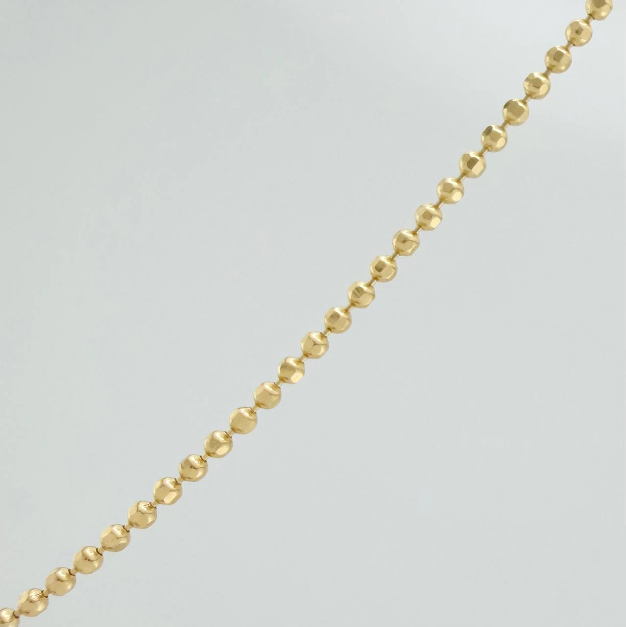 Cadena Militar 5.5gr / 24 1/2 in / 1.47mm Oro Amarillo +3 18K $