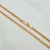 Pulso China 2.7gr / 7 1/4 in / 2.2mm Oro Amarillo Nac.Esp. 18K $