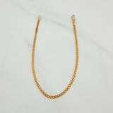 Pulso China 2.7gr / 7 1/4 in / 2.2mm Oro Amarillo Nac.Esp. 18K $