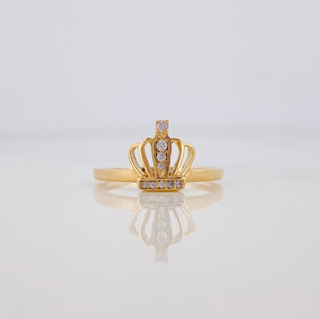 Royal Crown Ring 1.9 g / T6 1/4 Yellow Gold 18K