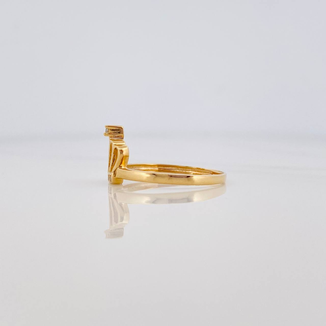 Royal Crown Ring 1.9 g / T6 1/4 Yellow Gold 18K