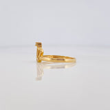 Royal Crown Ring 1.9 g / T6 1/4 Yellow Gold 18K