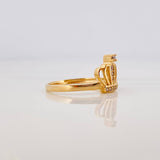 Royal Crown Ring 1.9 g / T6 1/4 Yellow Gold 18K