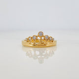 Anillo Corona 15S 2.85 g / T7 Oro Amarillo 18K