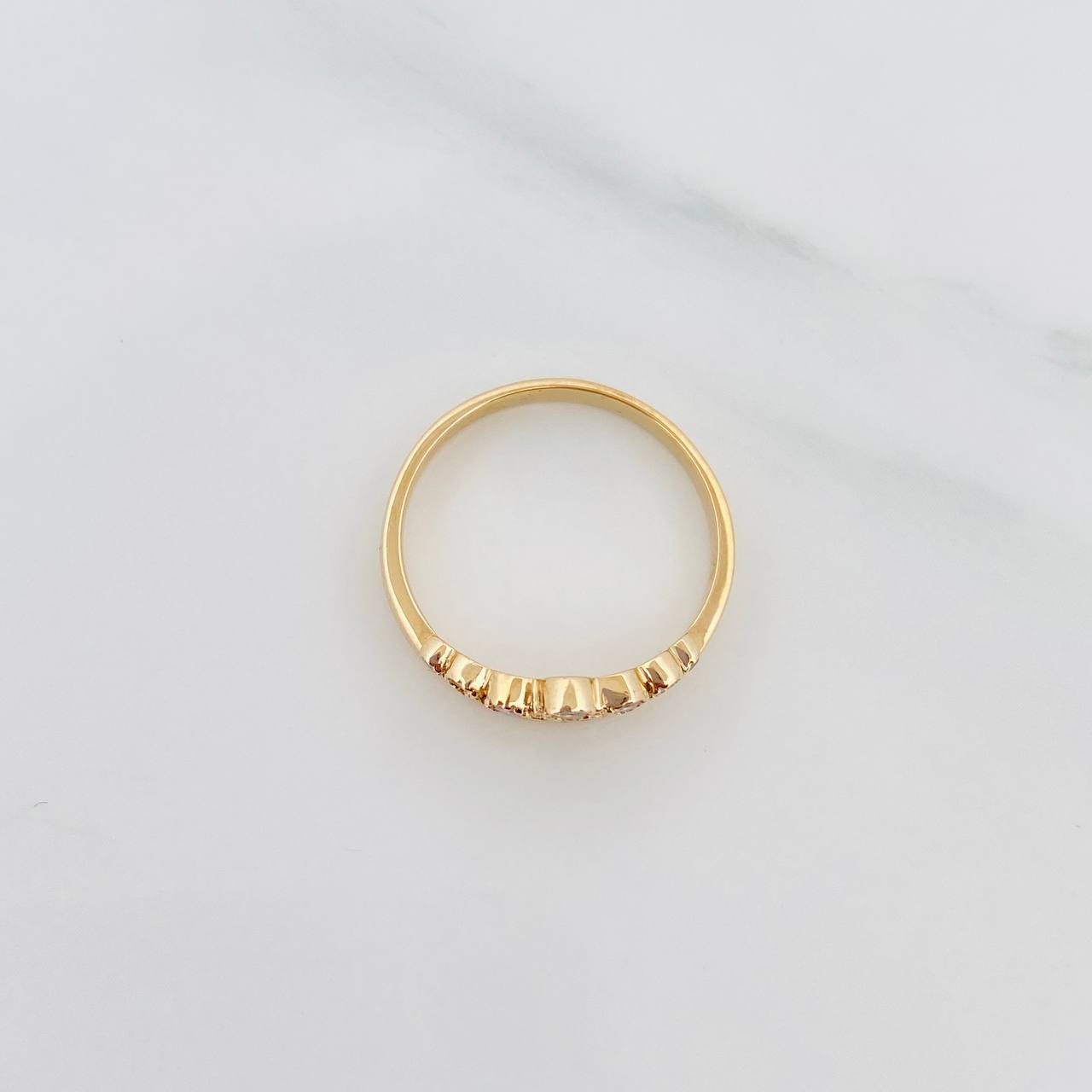 Anillo Corona 15S 2.85 g / T7 Oro Amarillo 18K