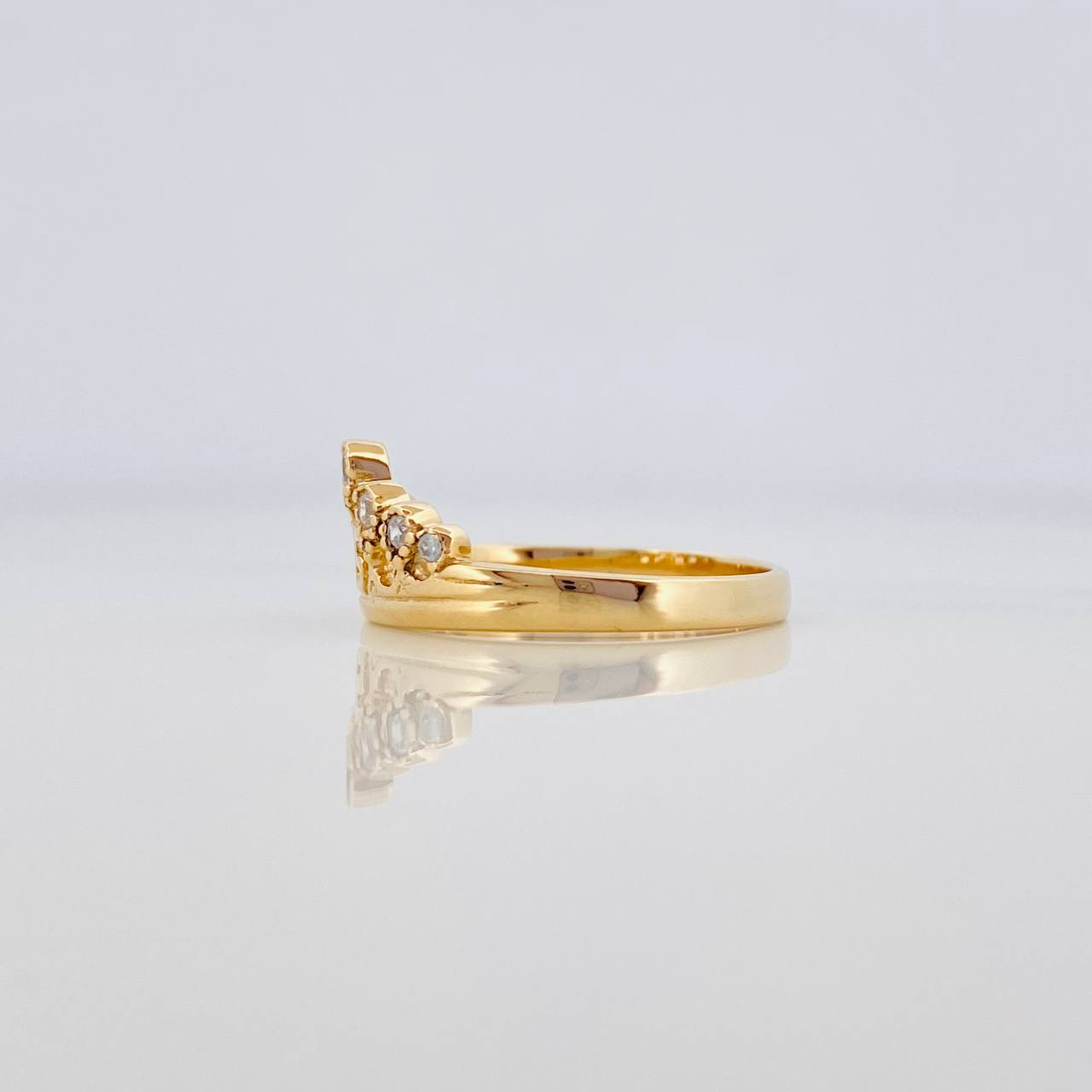 Anillo Corona 15S 2.85 g / T7 Oro Amarillo 18K
