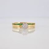 Solitaire Ring Churumbela 2.45 g / T6 Yellow Gold 18K
