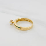 Solitaire Ring Churumbela 2.45 g / T6 Yellow Gold 18K