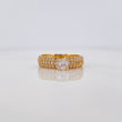 Solitaire Ring Churumbela 3.15 g / T6 3/4 Yellow Gold 18K