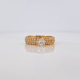 Solitaire Ring Churumbela 3.15 g / T6 3/4 Yellow Gold 18K