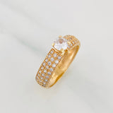 Solitaire Ring Churumbela 3.15 g / T6 3/4 Yellow Gold 18K