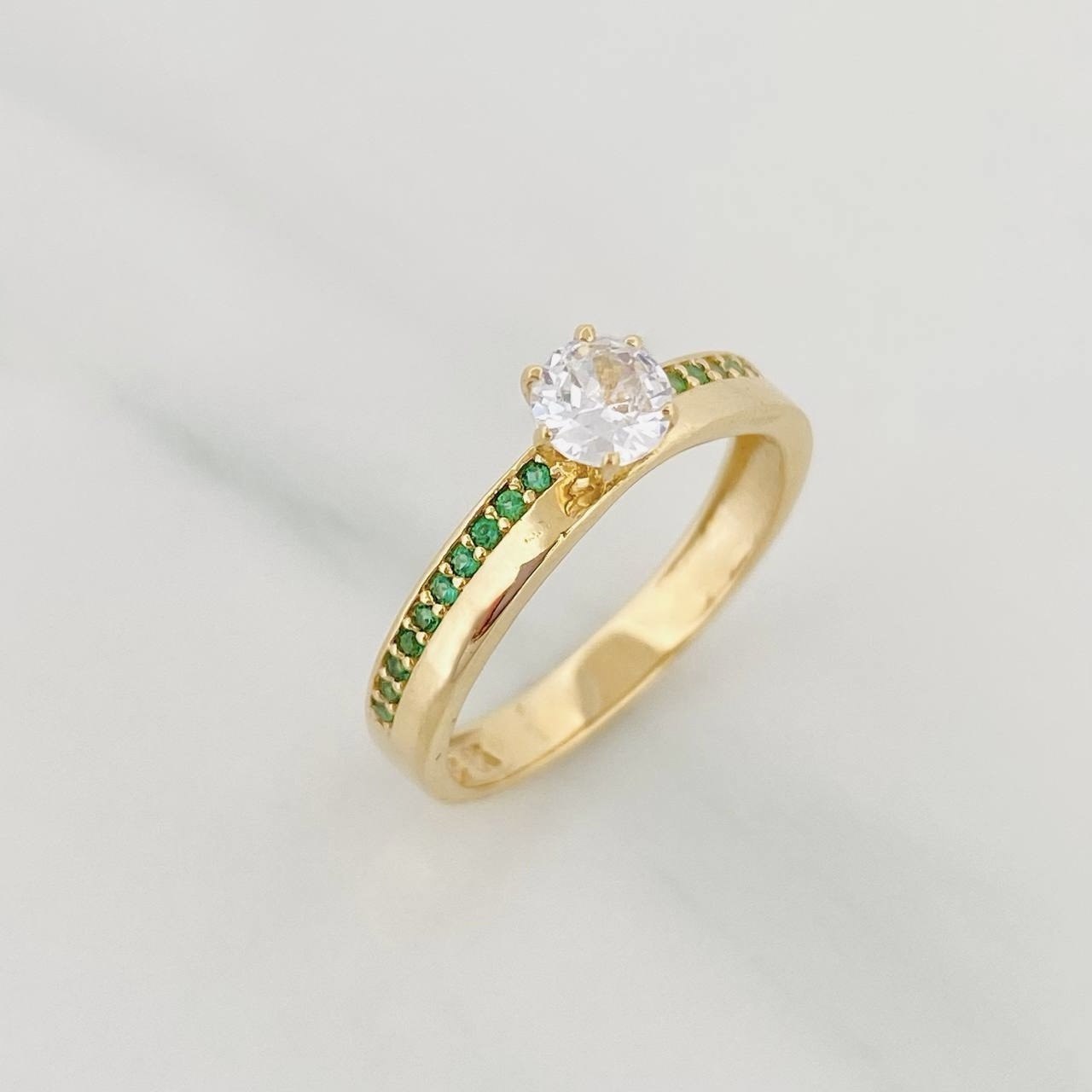 Solitaire Ring Churumbela 2.45 g / T6 Yellow Gold 18K