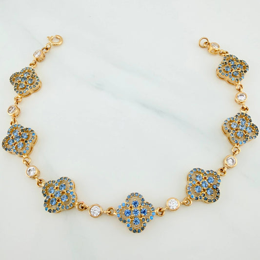 Pulso Trebol 12.7 g / 7 1/2 in / 11.4 mm Oro Amarillo 18K