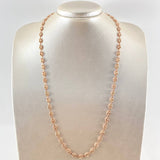 Cadena GC 10.65gr / 60cm / 5.5mm Diamantada Oro Rosa 18K ©