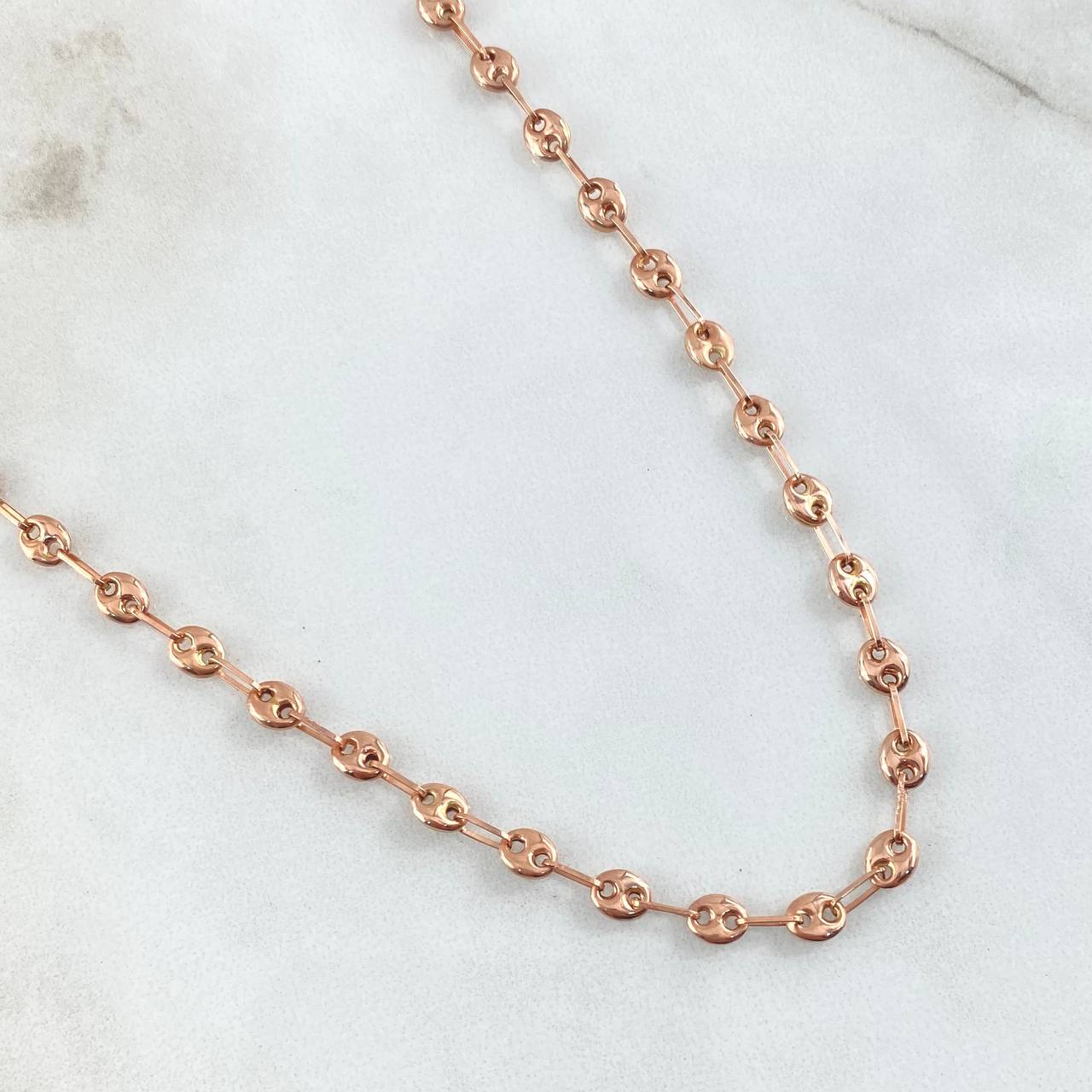 GC Chain 7gr / 60cm / 4mm Polished 18K Rose Gold ©