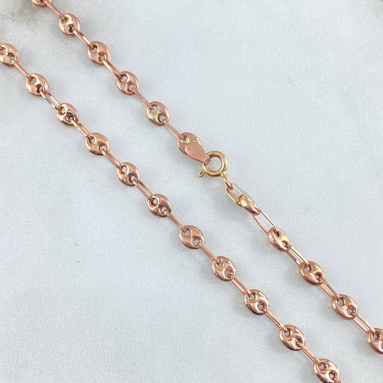 GC Chain 7gr / 60cm / 4mm Polished 18K Rose Gold ©