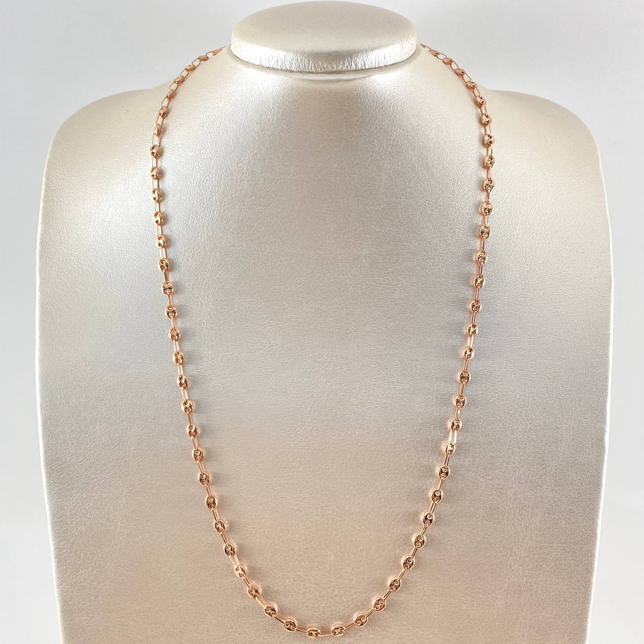 GC Chain 7gr / 60cm / 4mm Polished 18K Rose Gold ©