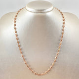 Cadena GC 6.2gr / 50cm / 4mm Lisa Oro Rosa 18K ©