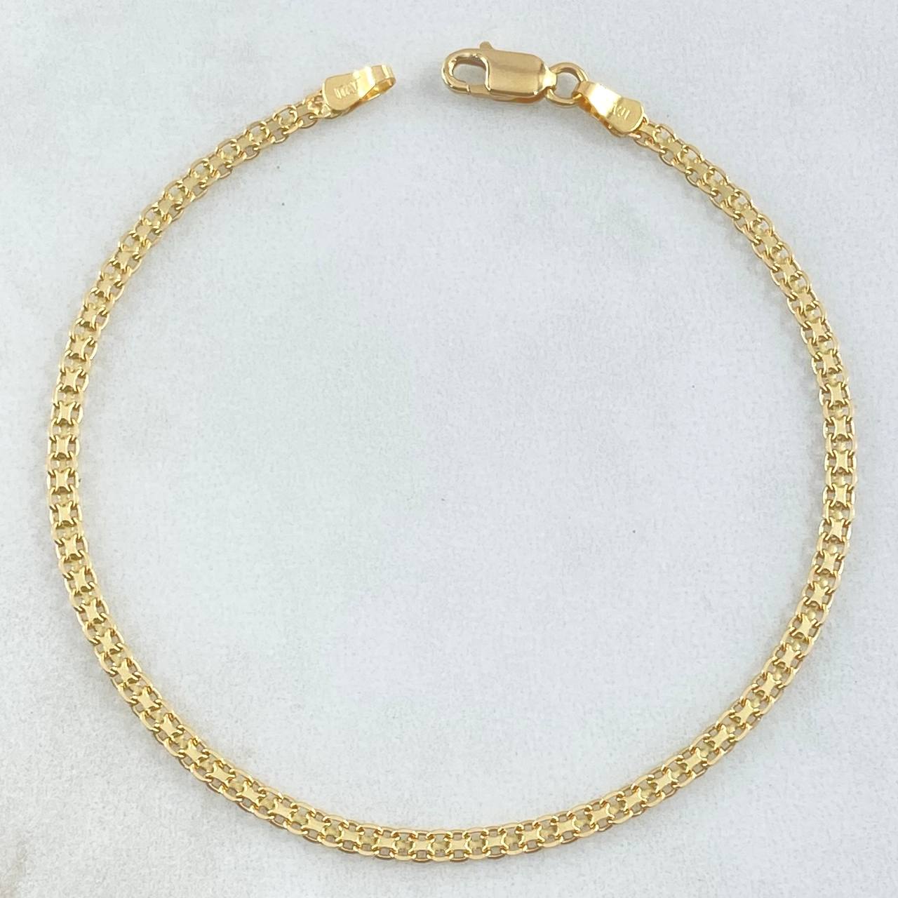 Pulso Chino 3.3 g / 7 1/2 in / 2.55 mm Oro Amarillo 18K