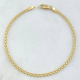 Pulso Chino 3.3 g / 7 1/2 in / 2.55 mm Oro Amarillo 18K