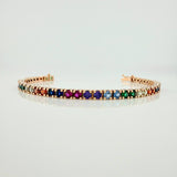 Pulso Tennis 13gr / 6 1/2 in / 3.5mm Oro Rosa 18K $