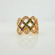 Anillo Lineas Cruzadas 5.2gr / T6 1/2 / Oro Amarillo 18K $