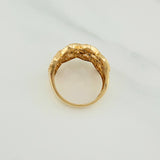 Anillo Lineas Cruzadas 5.2gr / T6 1/2 / Oro Amarillo 18K $