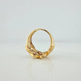 Anillo Lineas Cruzadas 5.2gr / T6 1/2 / Oro Amarillo 18K $