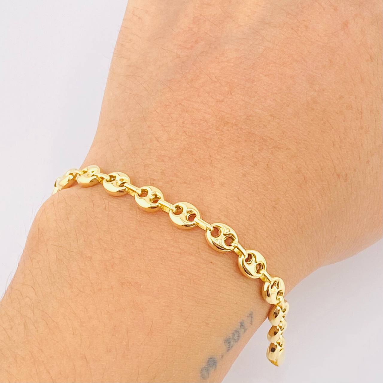GC Bracelet 3.75gr / 7 in / 5.4mm Yellow Gold 18K *