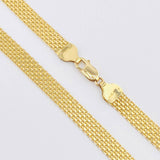 Cadena China 27.05gr / 23 1/2 in / 7.5mm Oro Amarillo +1 18K *