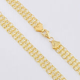 Cadena China 10gr / 23 1/2 in / 6mm Oro Amarillo +1 18K *