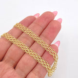 Cadena China 10gr / 23 1/2 in / 6mm Oro Amarillo +1 18K *