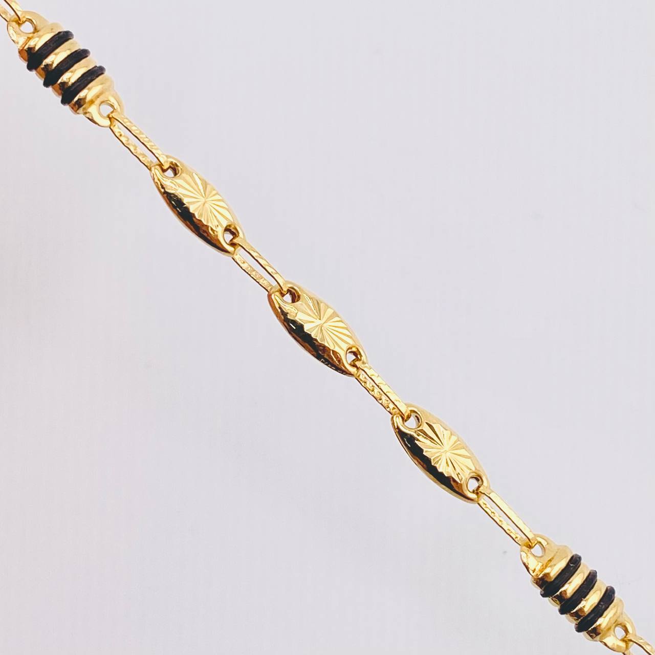 Rustic Diamond Cut Chain 12.65gr / 23 1/2 in / 5mm Yellow Gold 18K *
