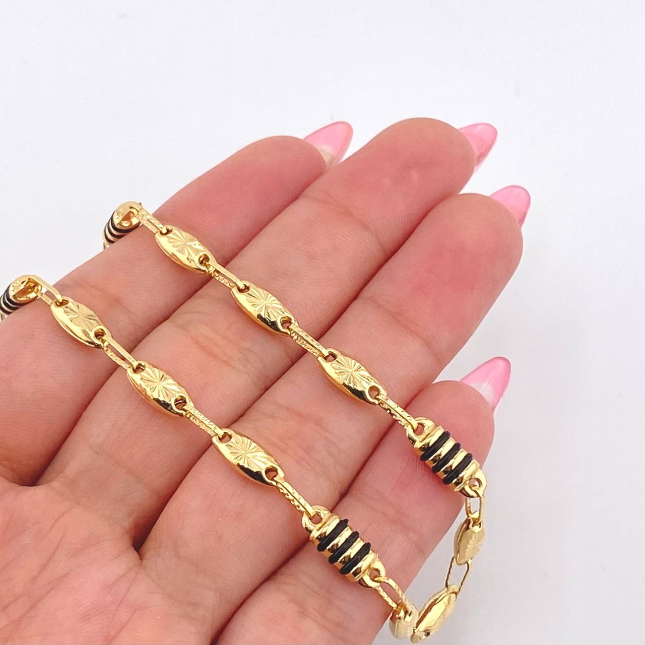 Rustic Diamond Cut Chain 12.65gr / 23 1/2 in / 5mm Yellow Gold 18K *