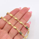 Rustic Diamond Cut Chain 12.65gr / 23 1/2 in / 5mm Yellow Gold 18K *