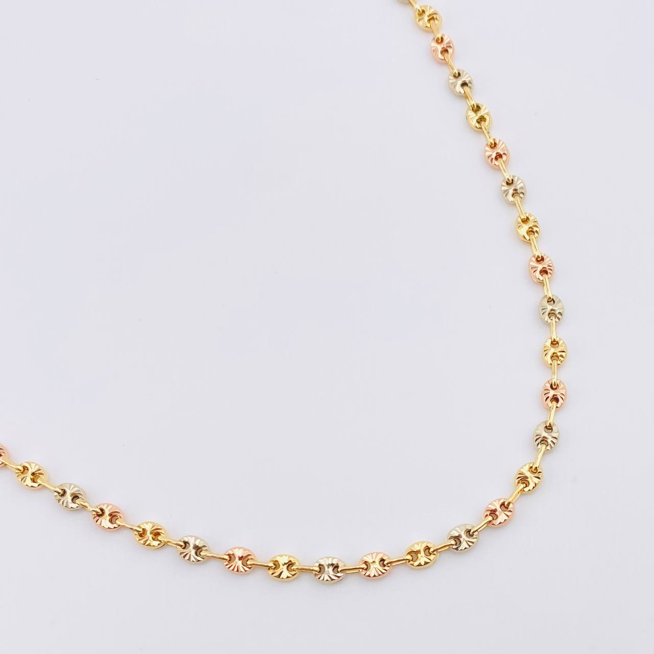 Cadena GC 8.55gr / 23 1/2 in / 3.4mm Tres Oros 18K *