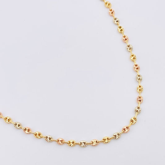 Cadena GC 8.55gr / 23 1/2 in / 3.4mm Tres Oros 18K *