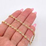 Cadena GC 8.55gr / 23 1/2 in / 3.4mm Tres Oros 18K *