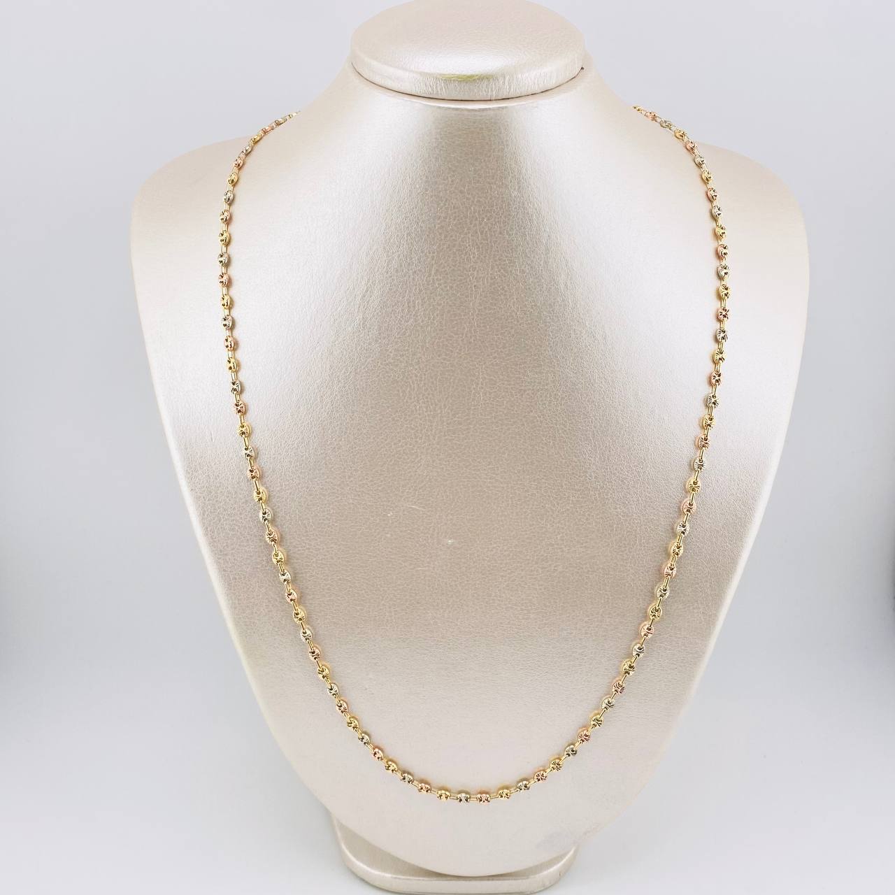 Cadena GC 8.55gr / 23 1/2 in / 3.4mm Tres Oros 18K *