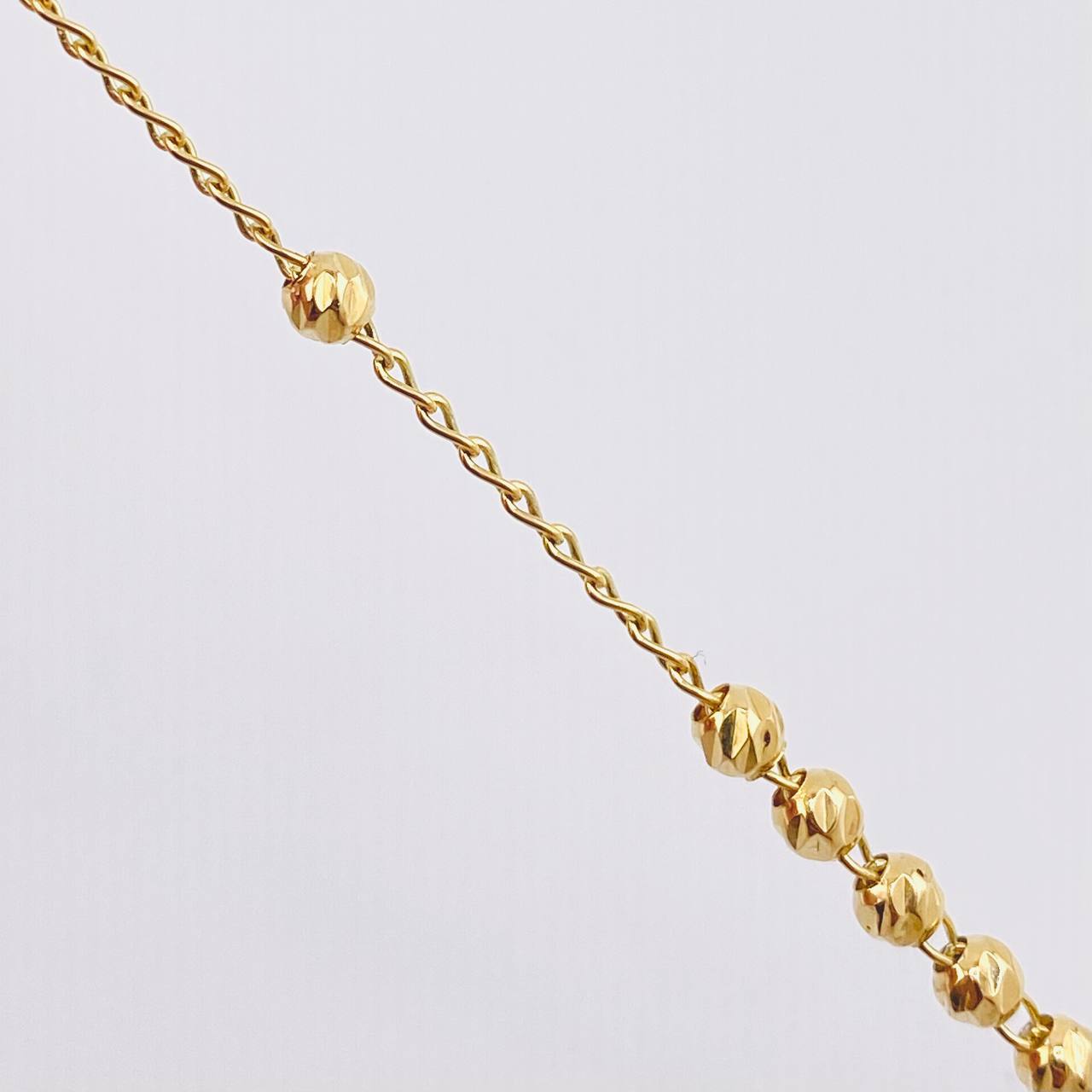 Rosario Virgen Milagrosa 6.7gr / 19 3/4 in / 3mm mm Oro Amarillo 18K *